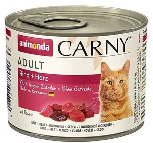 ANIMONDA konserwa CARNY Adult - wołowina, serce 200g
